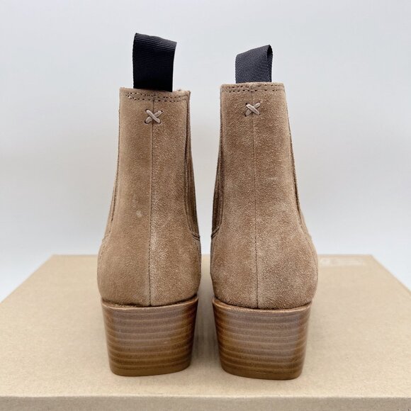 Rag & Bone Rover Heeled Chelsea Ankle Boots Women's Tan  Suede EU 35 US 5 - $395 - Picture 8 of 12